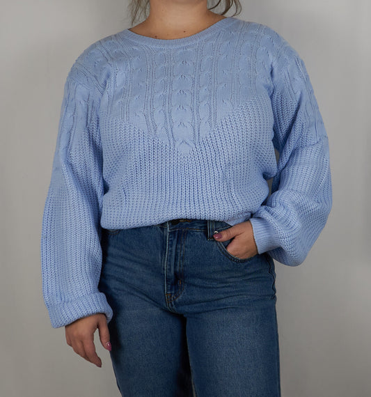 Cable Knit Crew Neck