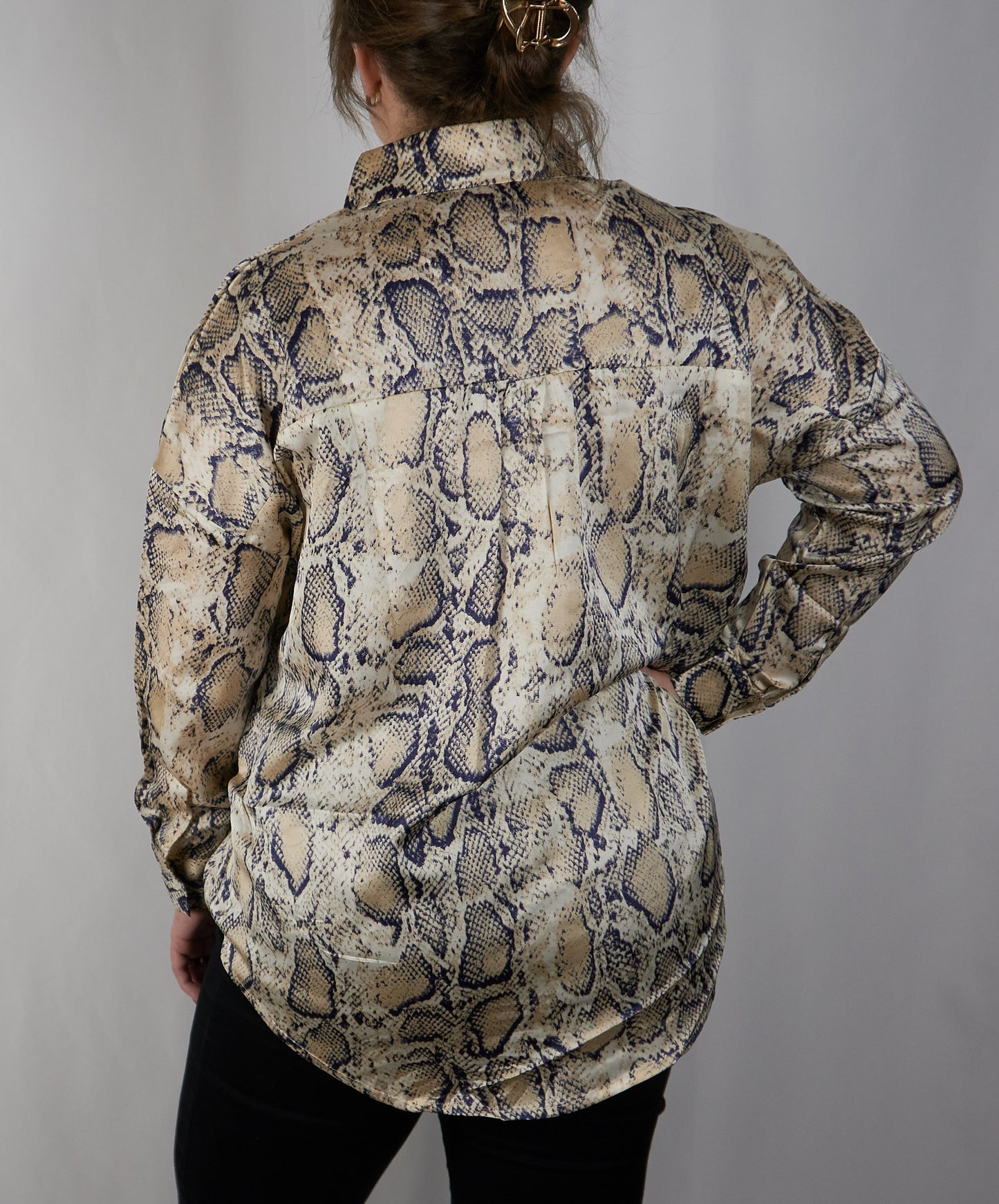 Snake Print Blouse