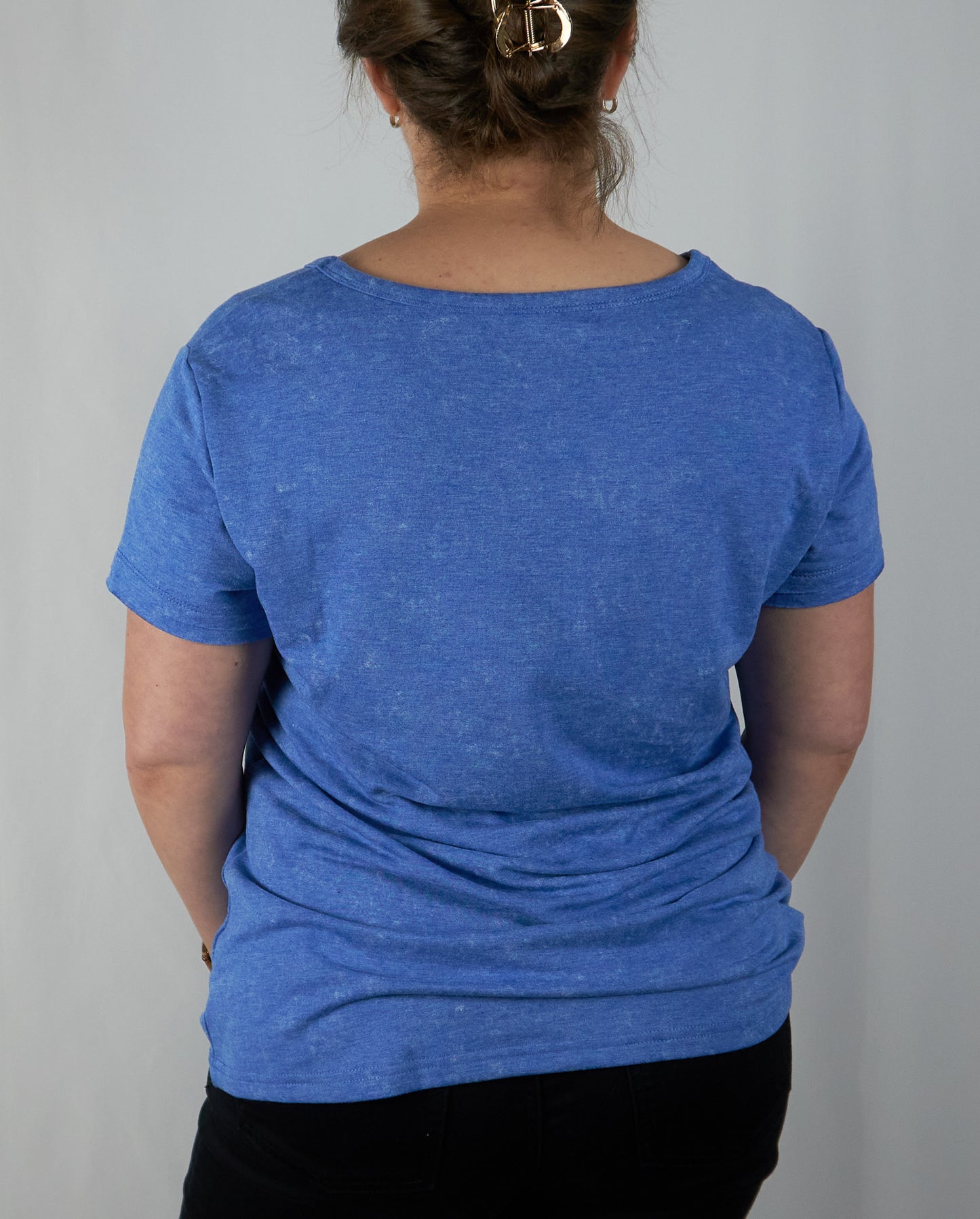 Washed V Neck Tee